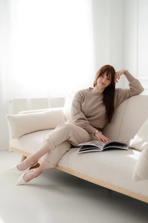 helle und freundliche Businessfotografie, elegantes Styling